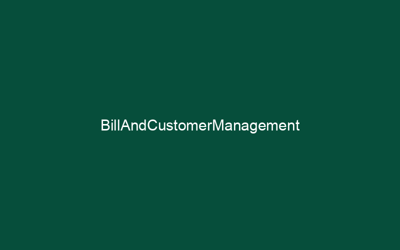 Bill Management placeholder
