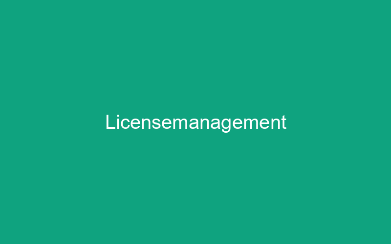License Management placeholder